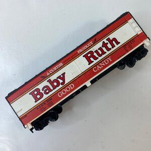 Vintage 90s Tyco HO scale Baby Ruth Candy Billboard Reefer Boxcar Train Car